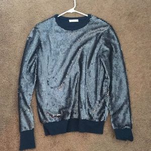 Designer sequenced sweater